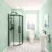 Hydropanel Shower Wall Panelling Marble Mint Green Gloss 1200mm wide
